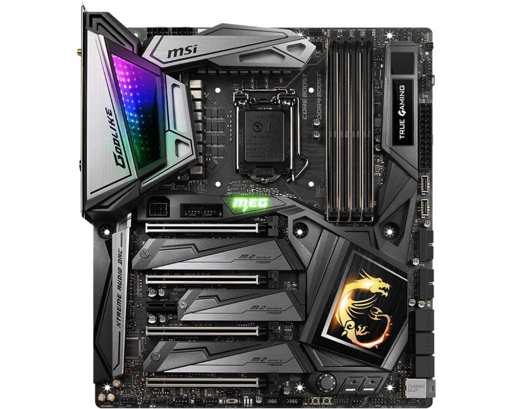 MSI MEG Z390 GODLIKE Placa madre ATX LGA1151 Z390 para gaming