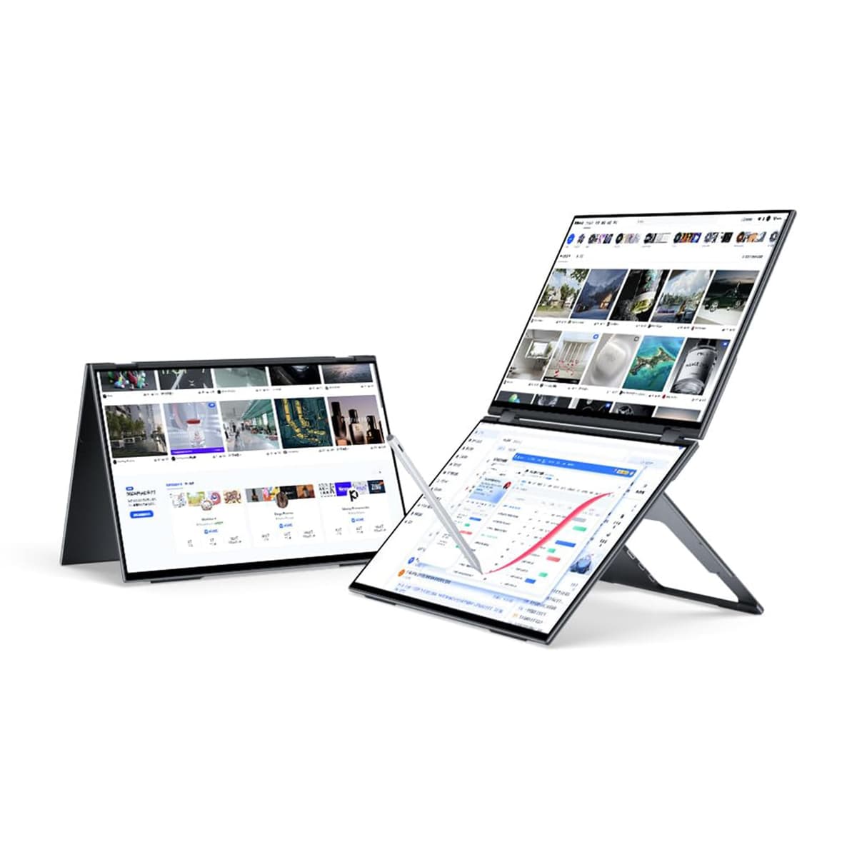 EHOMEWEI X2 Pro Monitor Dual Plegable 16" 2.5K QLED 2560x1600 HDR 60Hz 100% DCI-P3