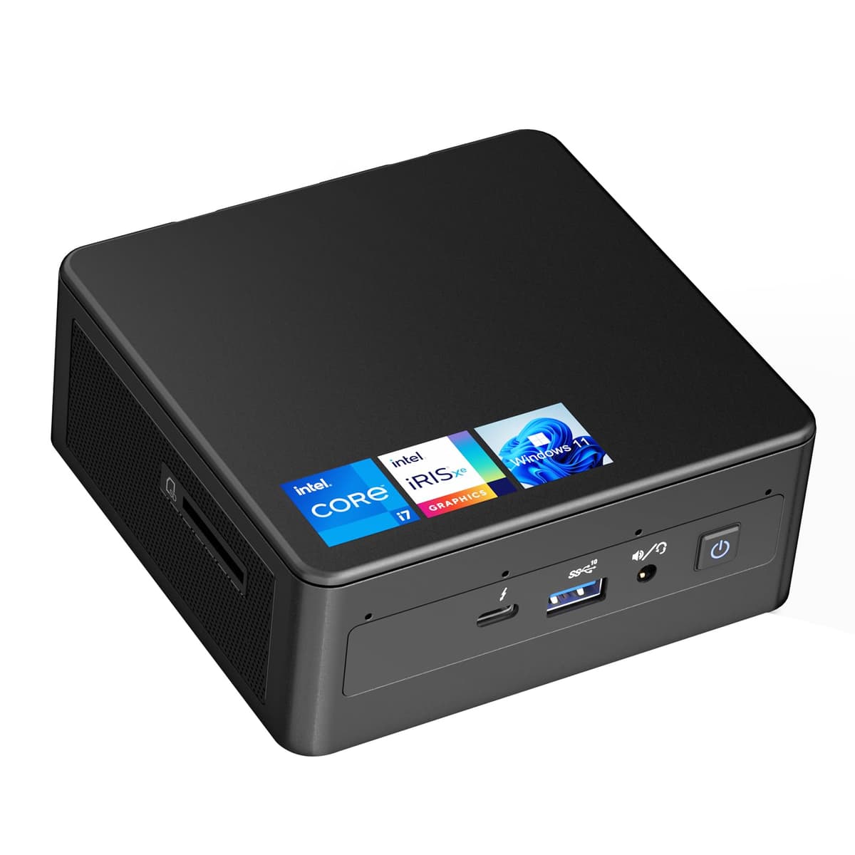 GEEK+ Intel NUC 11 NUC11PAHi7 Panther Canyon Mini PC, i7-1165G7, 32 GB RAM, 1 TB SSD, Mini PC con Windows 11 Pro para Negocios y Hogar, Soporta 8K/WiFi 6/4K Quad Display/Bluetooth 5/Thunderbolt 3