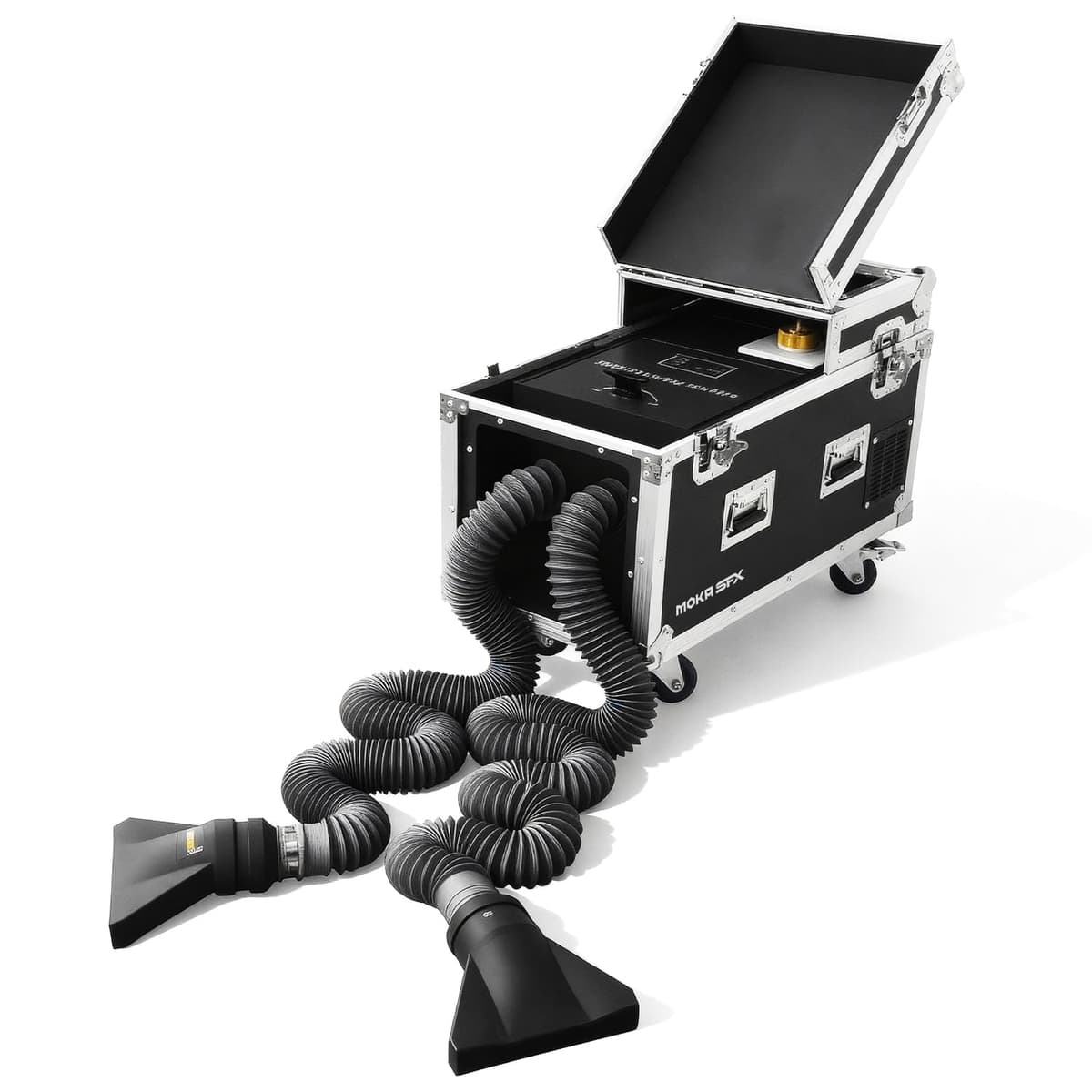 Bonvenon MK-12 Máquina de humo bajo profesional 3000W con flight case y control DMX/remoto