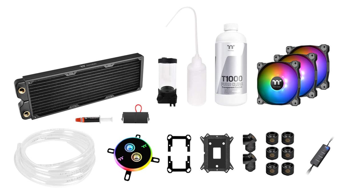 Thermaltake Pacific C360 Kit de refrigeración líquida DDC para tubos blandos CL-W253-CU12SW-A