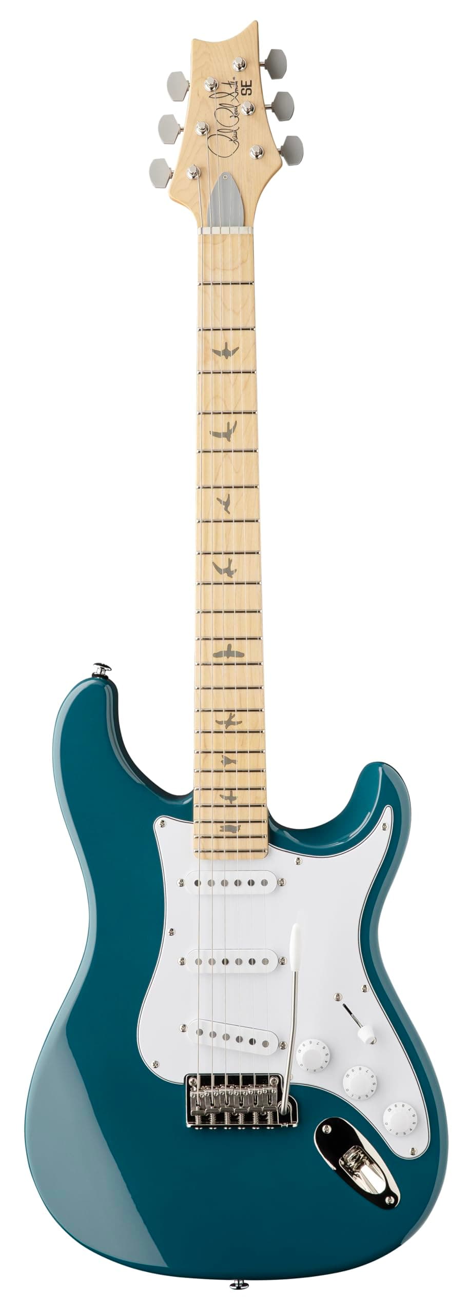 PRS SE Silver Sky Maple, Nylon Blue con Funda 116259::6J:
