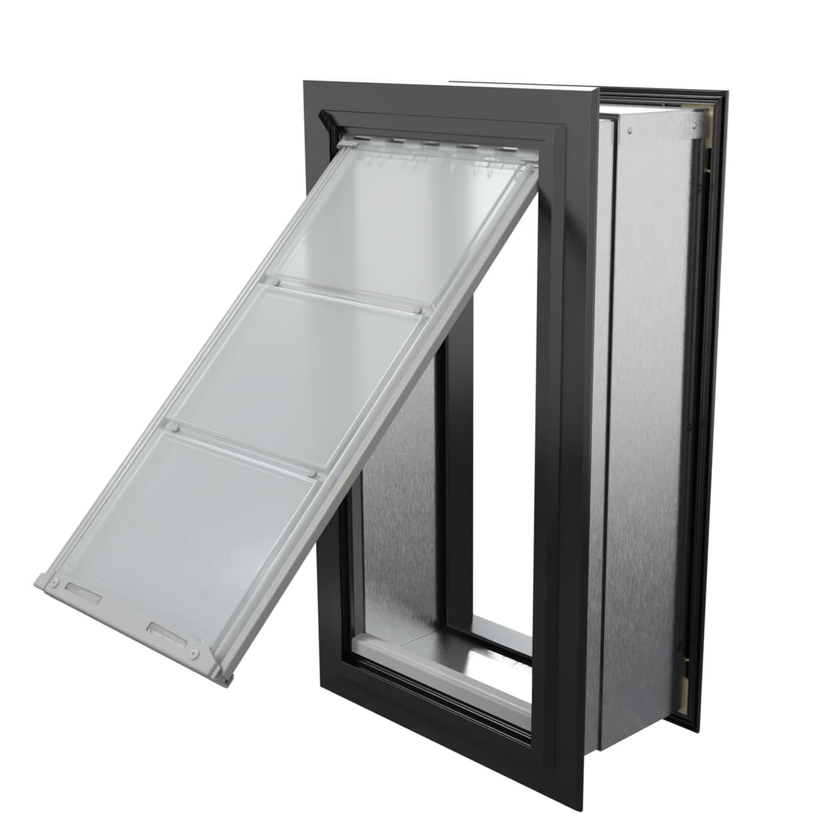 Puerta para Mascotas Endura Flap para Paredes en Negro 04EF-B30LL-1B