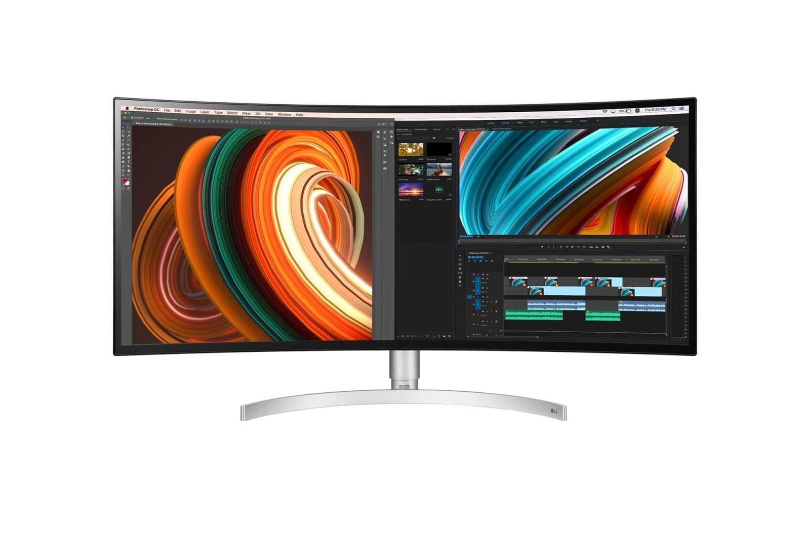 LG 34BK95C-W Monitor UltraWide 34" WQHD Nano IPS