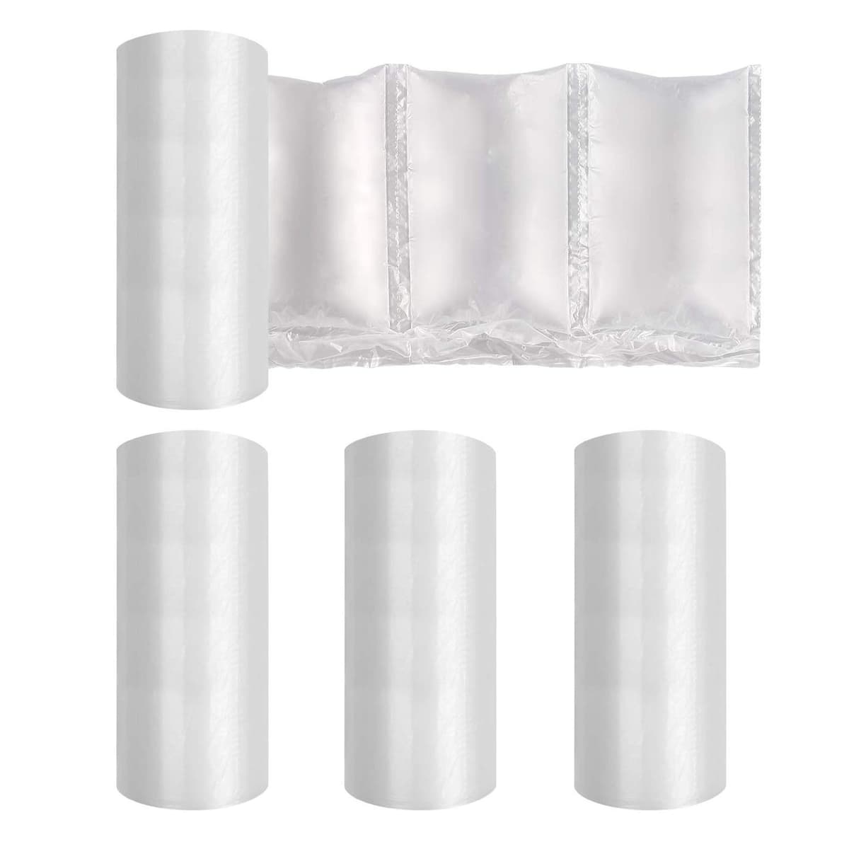 JZBRAIN Rollos de película acolchada para máquina generadora de cojines de aire 72002 - paquete de 4 rollos (ACM001-US-01)