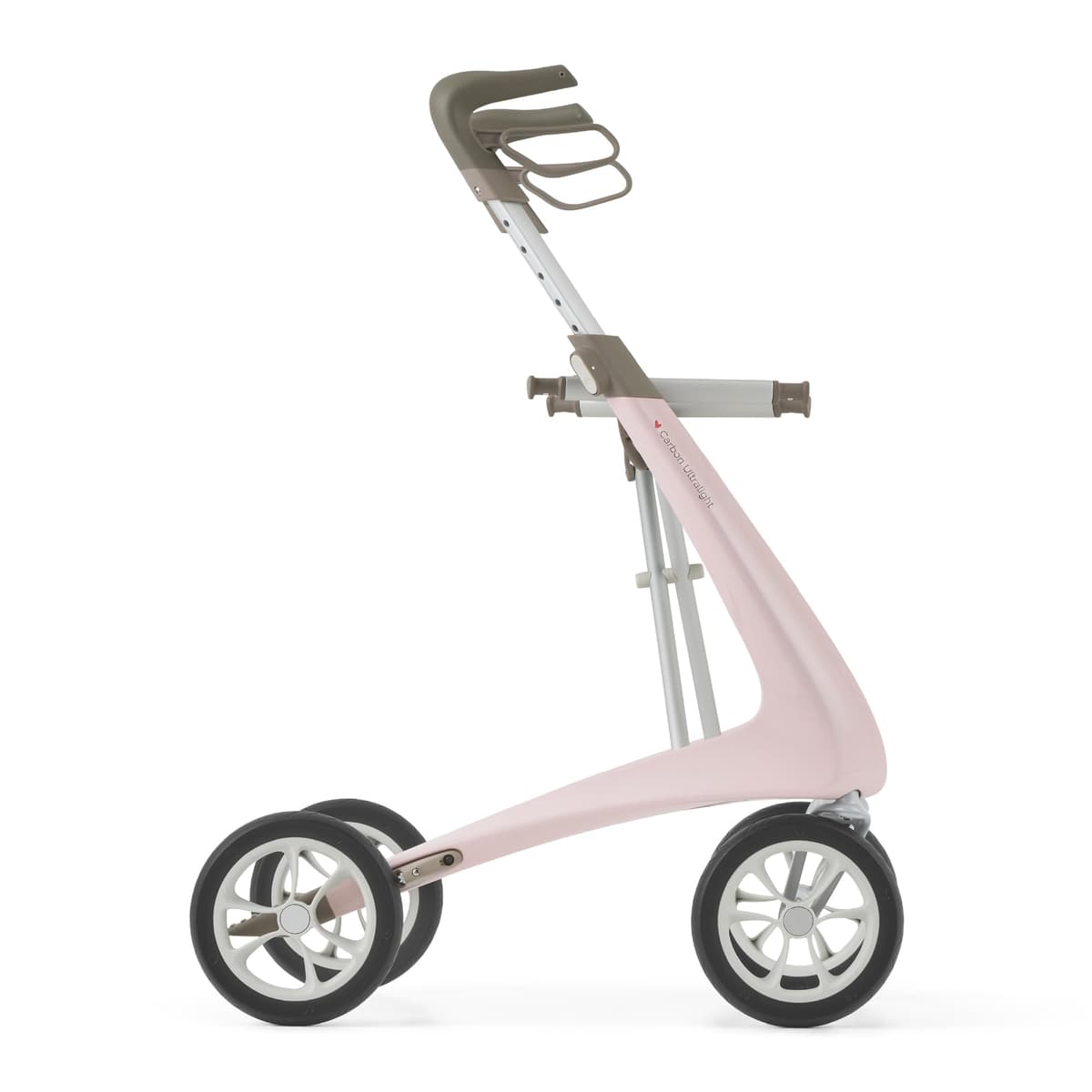 byACRE Rollator ultraligero de carbono 10.6 lbs con asiento y 4 ruedas - Foldable