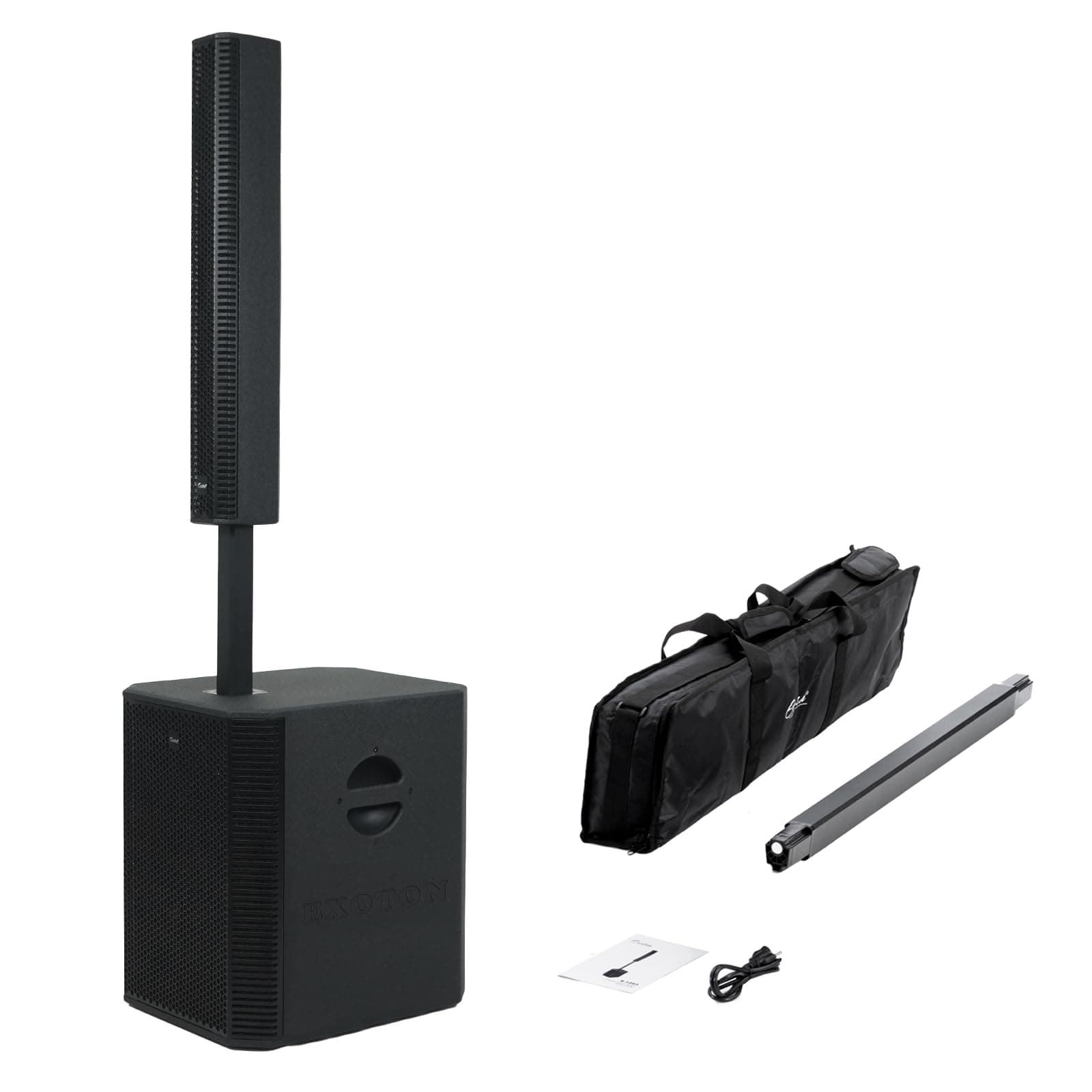 EXOTON S-1503 Sistema Line Array Column DJ con Subwoofer Activo 15" (2000W) 765939917620