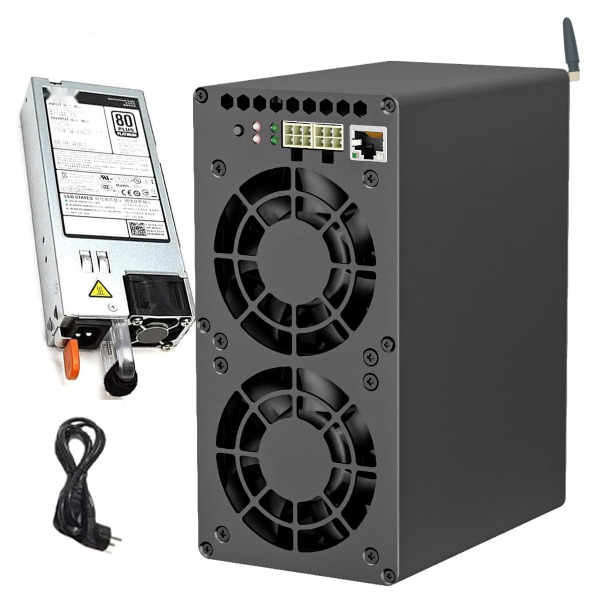 OEMGMINER Nuevo Goldshell Mini Doge 3 Ⅲ Minero para Doge Coin y LTC Mini Doge 3 ASIC Minero Modo Dual 700M/400W o 550M/260W (Versión WiFi con PSU) WIFI Version with PSU
