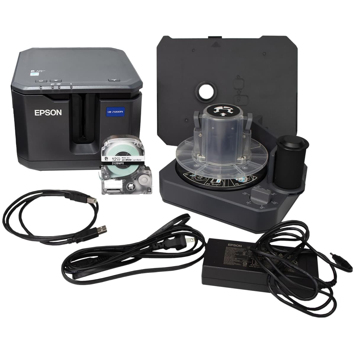 LABELWORKS LW-Z5000PX-R Kit industrial con rebobinador automático y rollos PX de 147' LW-Z5000PXParent