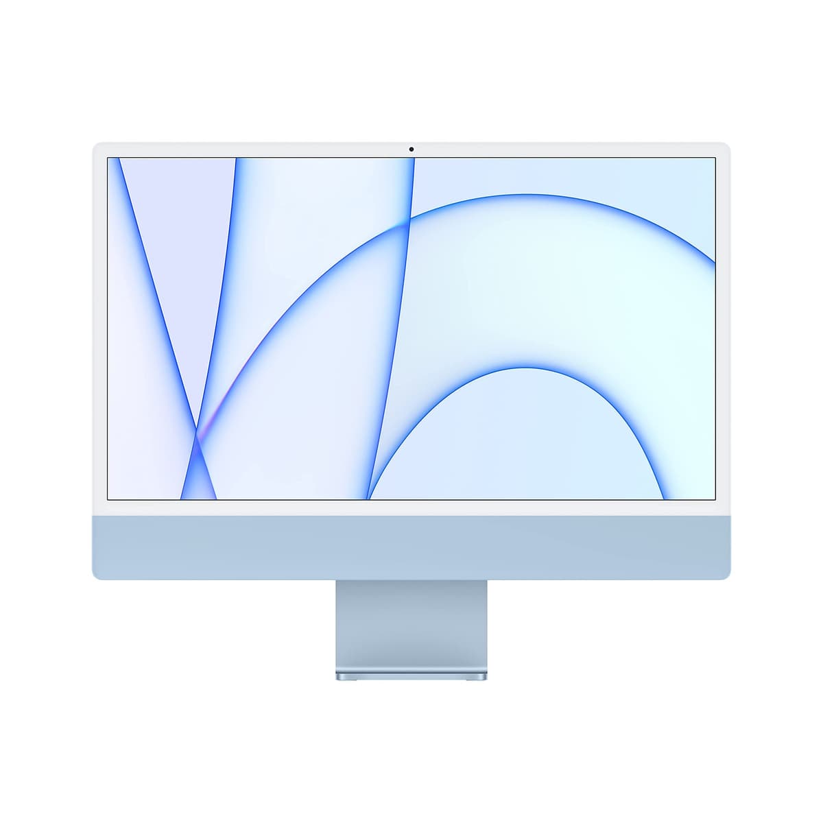iMac de Apple 2021 con chip Apple M1 de 8 núcleos (24 pulgadas, 8 GB RAM, 512 GB SSD) (Teclado QWERTY en inglés) Azul (Reacondicionado) MGPL3LL/A