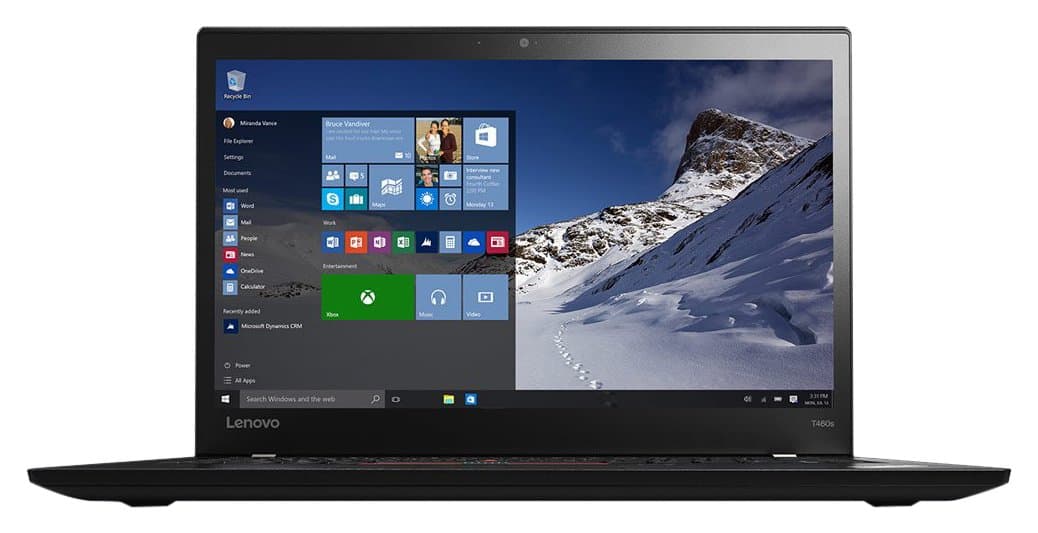 Lenovo T460s Ultrabook 20F9003CUS - 14" FHD, Intel i7-6600U, 8GB, 256GB SSD, Windows 7 Pro