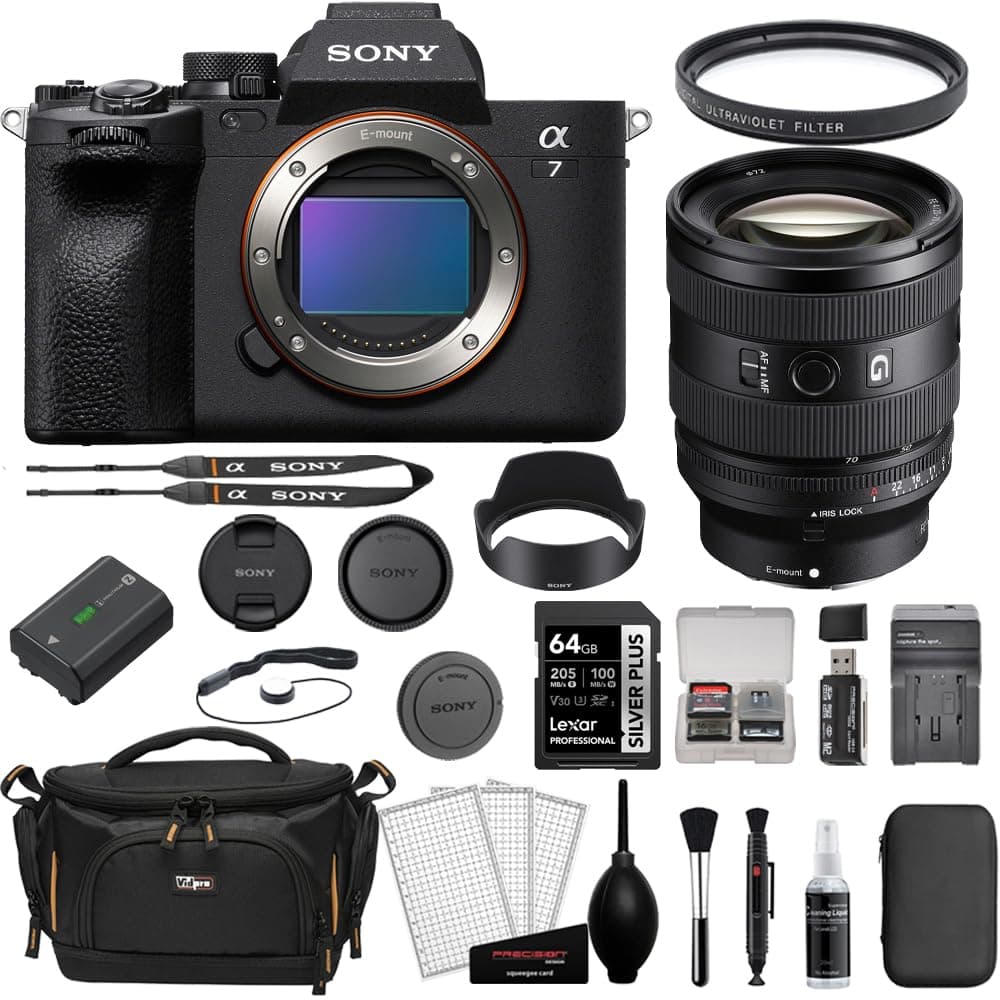 Sony Alpha a7 IV Mirrorless Body + FE 20-70mm f/4 G + Accesorios (Bundle) BSONILCE7M4B-008