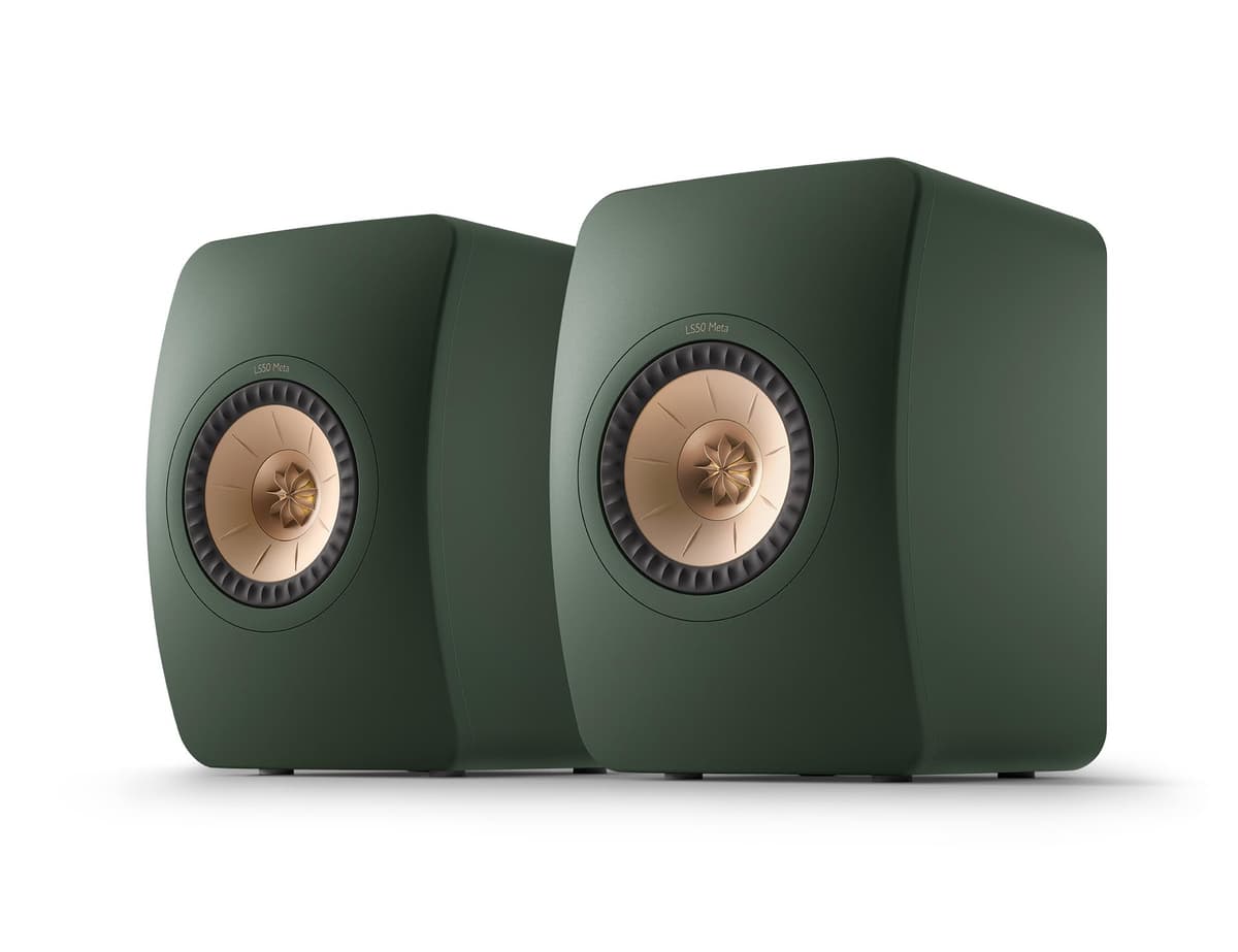 KEF LS50 Meta Parlantes bookshelf pasivos - Par (Moss Green)