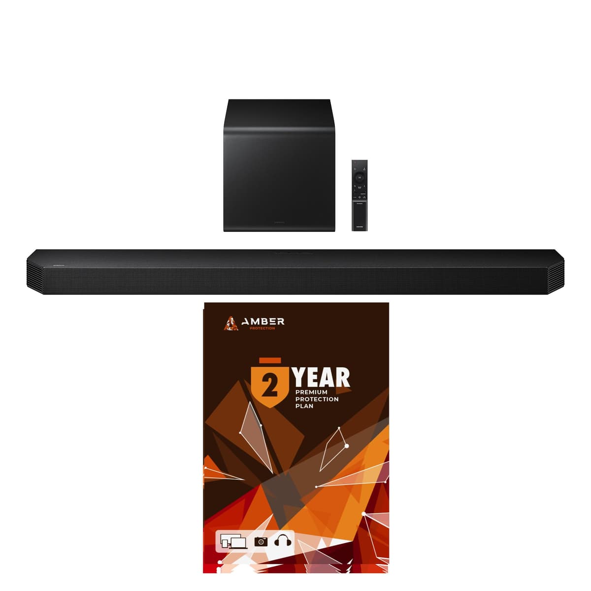 Samsung HW-Q800F Q Series Soundbar 5.1.2 con plan Amber Protection 2 años (2025) BNDL_HWQ800F-WRTY2-AMBER-SC