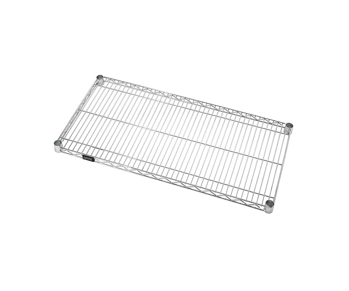 QUANTUM 2472S-2 Estante Add-On Wire 72" x 24" 2 Pack, Acero Inoxidable