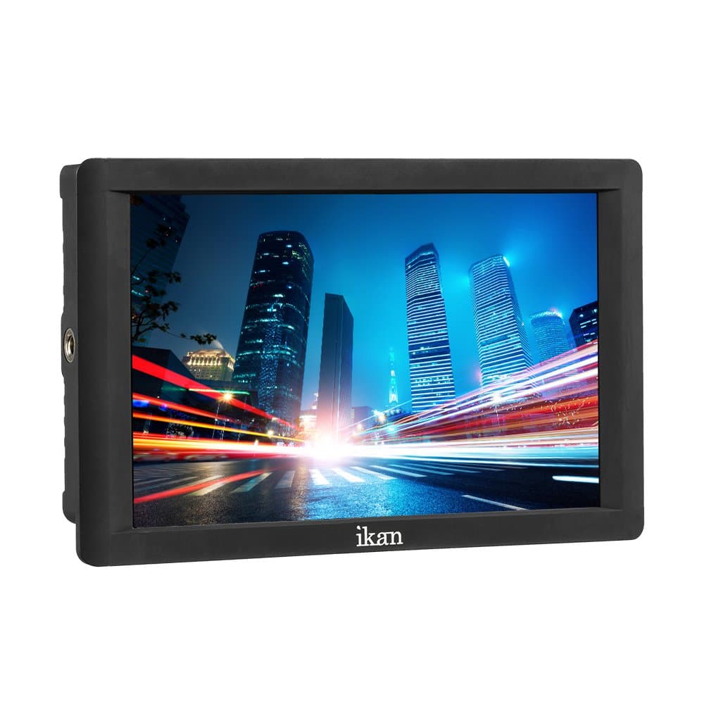 Monitor de campo Ikan DH7 7" Full HD con soporte 4K HDMI y placas de batería Canon/Sony