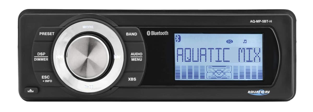 Reemplazo de radio Aquatic AV MP5 para Harley (modelos Touring 1998-2013) AQ-MP-5BT-H