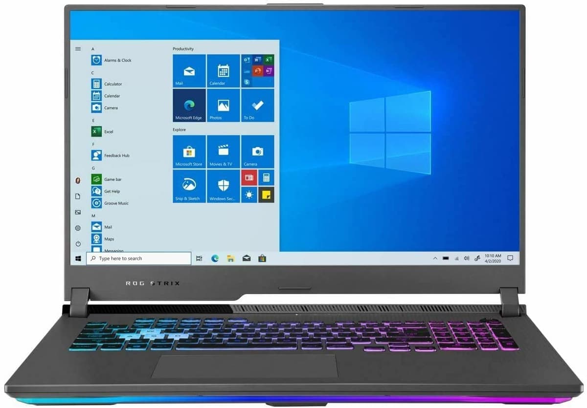 Asus ROG Strix G17 17.3" 144Hz Gaming Laptop - AMD Ryzen 7 4800H, RTX 3060, 32GB, 2TB SSD, Windows 10 (bundle mouse)