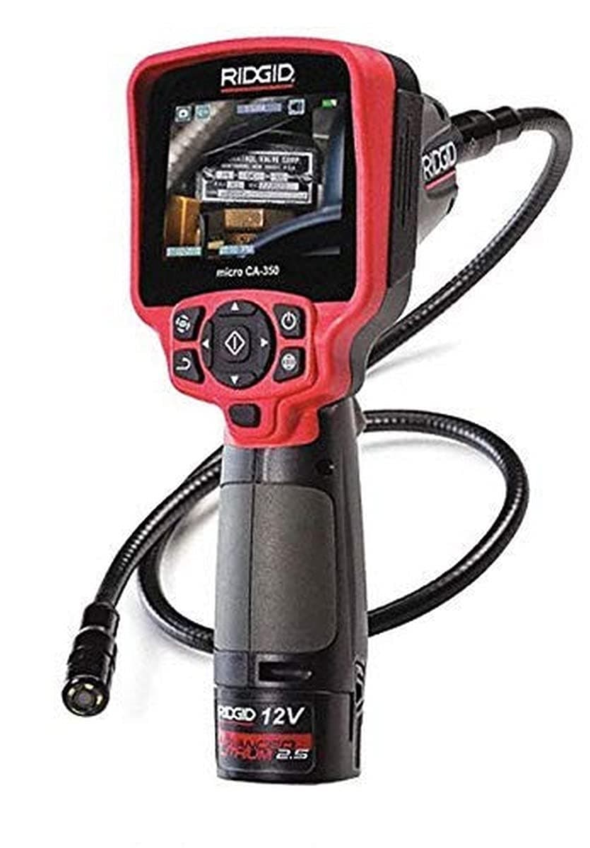 Ridgid micro CA-350 Cámara de Inspección Portátil con Pantalla a Color 3.5" y Batería 12V 55898