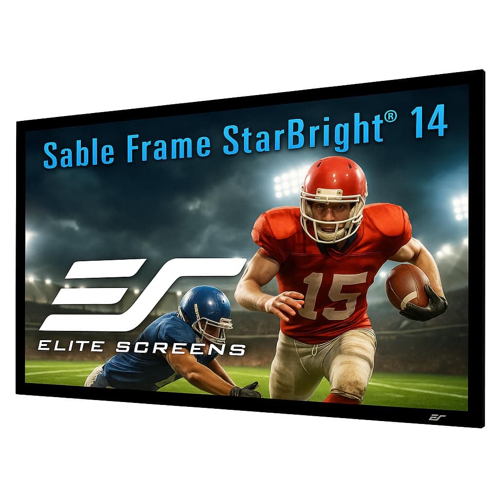 Elite Screens 110" Fixed Frame 16:9 StarBright 14 ALR - ER110H-SB14-F