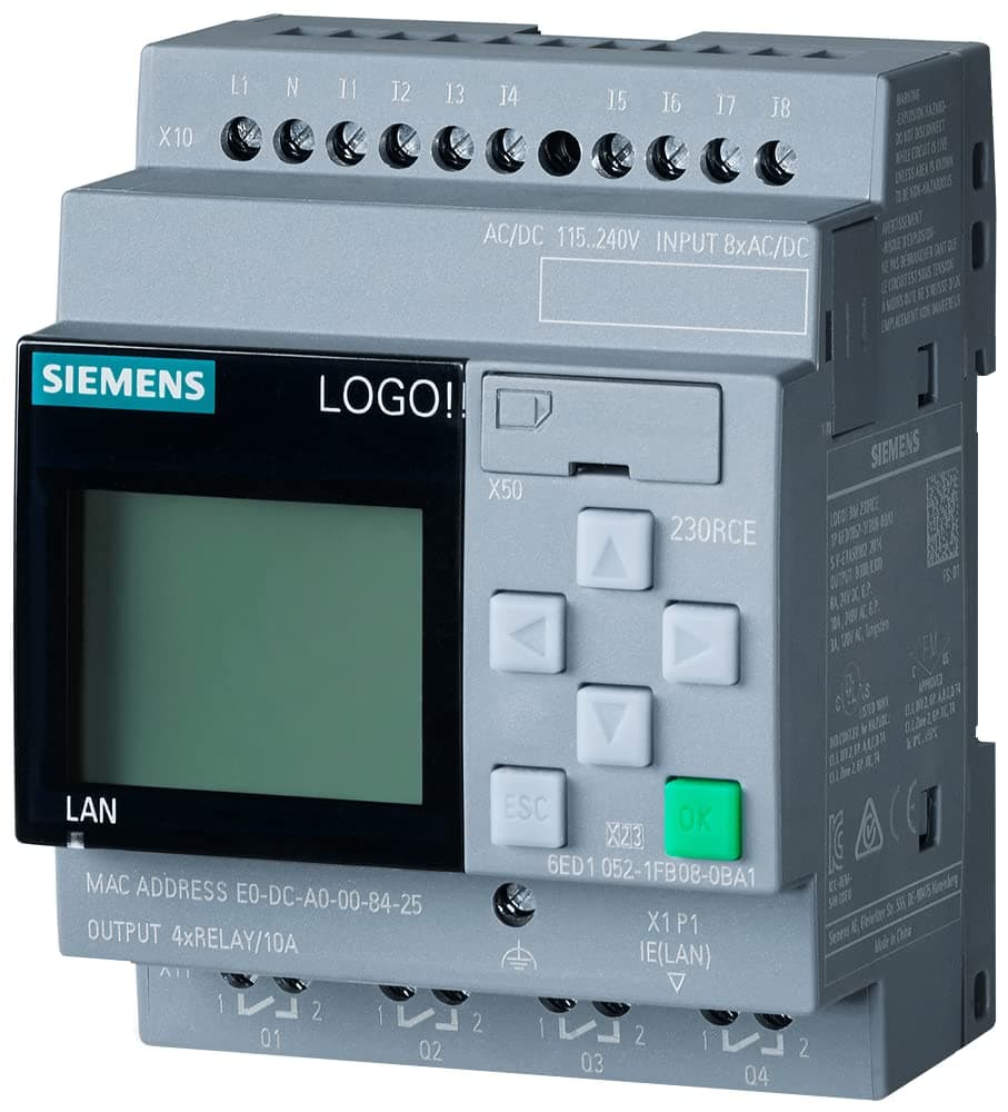 LOGO! 230RCE Módulo lógico Siemens (6ED1052-1FB08-0BA2)