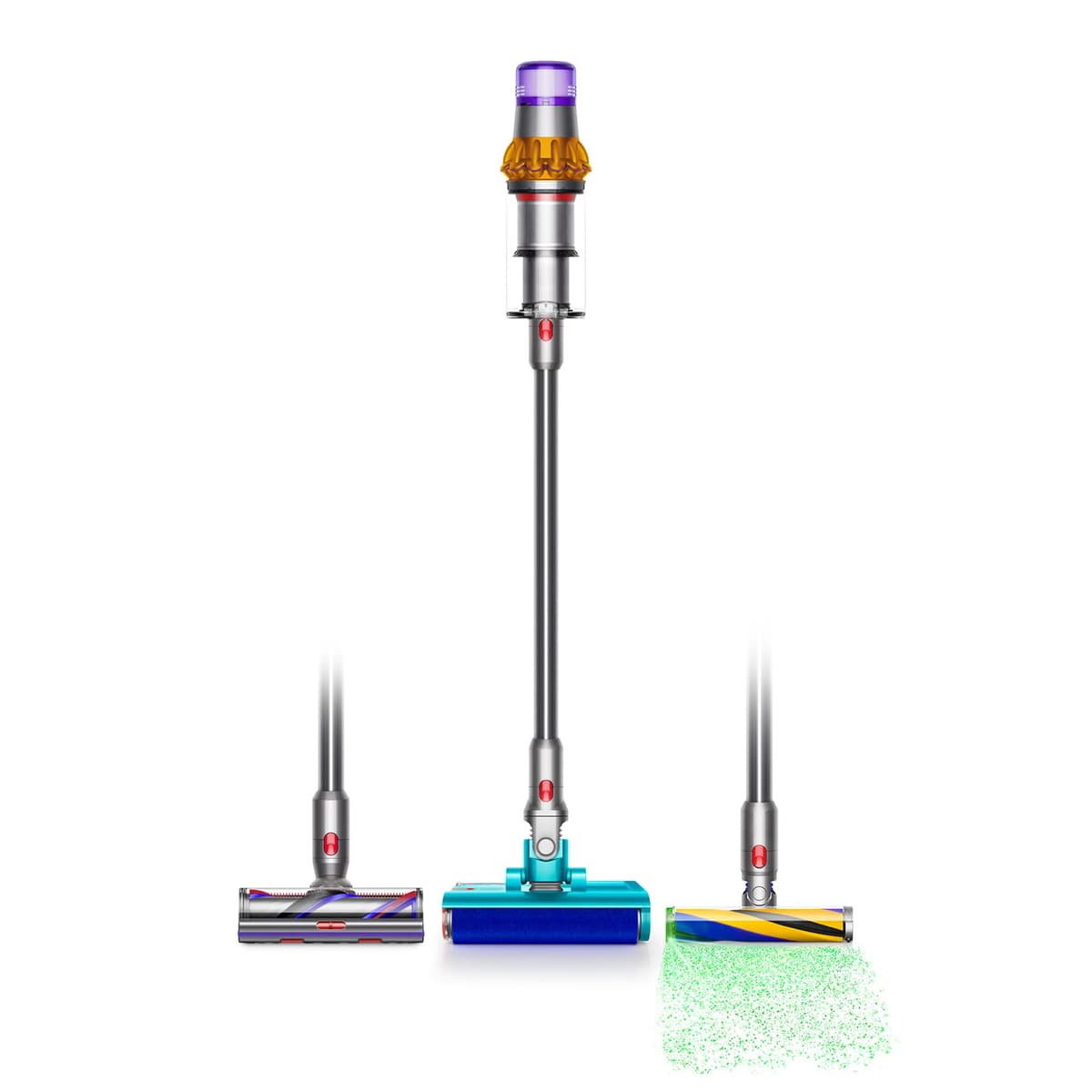 Dyson V15s Detect Submarine Wet Dry Vacuum, Yellow/Nickel (Renewed) 473814-01-cr