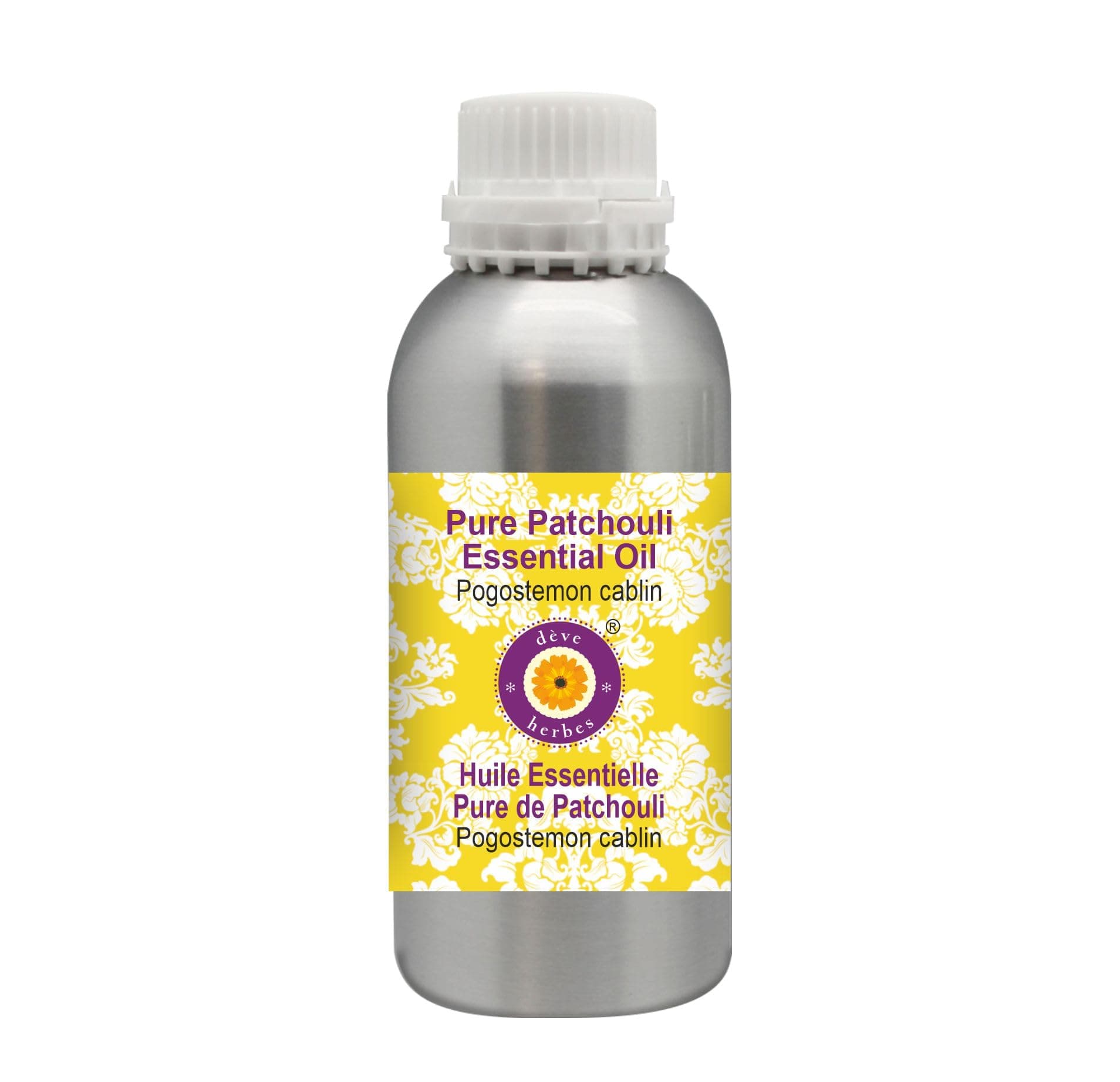 Deve Herbes Aceite Esencial Puro Patchouli (Pogostemon cablin) 1250ml DHPAT1250-NW