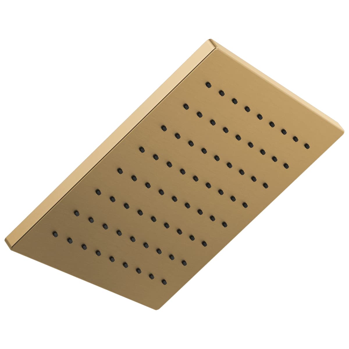 Delta 52159-CZ-PR - Cabezal de lluvia cuadrado 12" Brushed Gold, Lumicoat Champagne Bronze