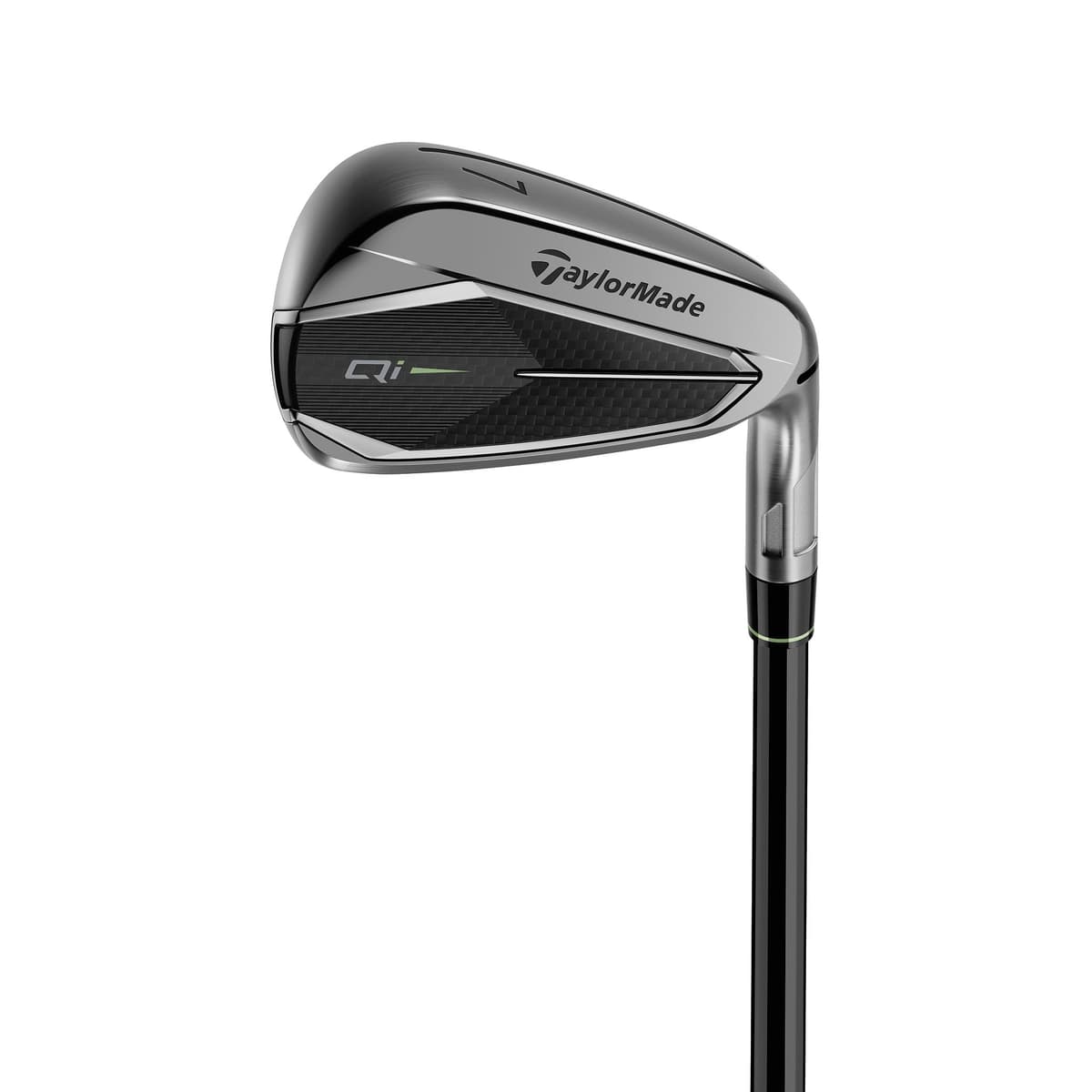 TaylorMade Qi Gunmetal irons 5-PW, AW - acero Regular zurdos Qi Iron Gunmetal