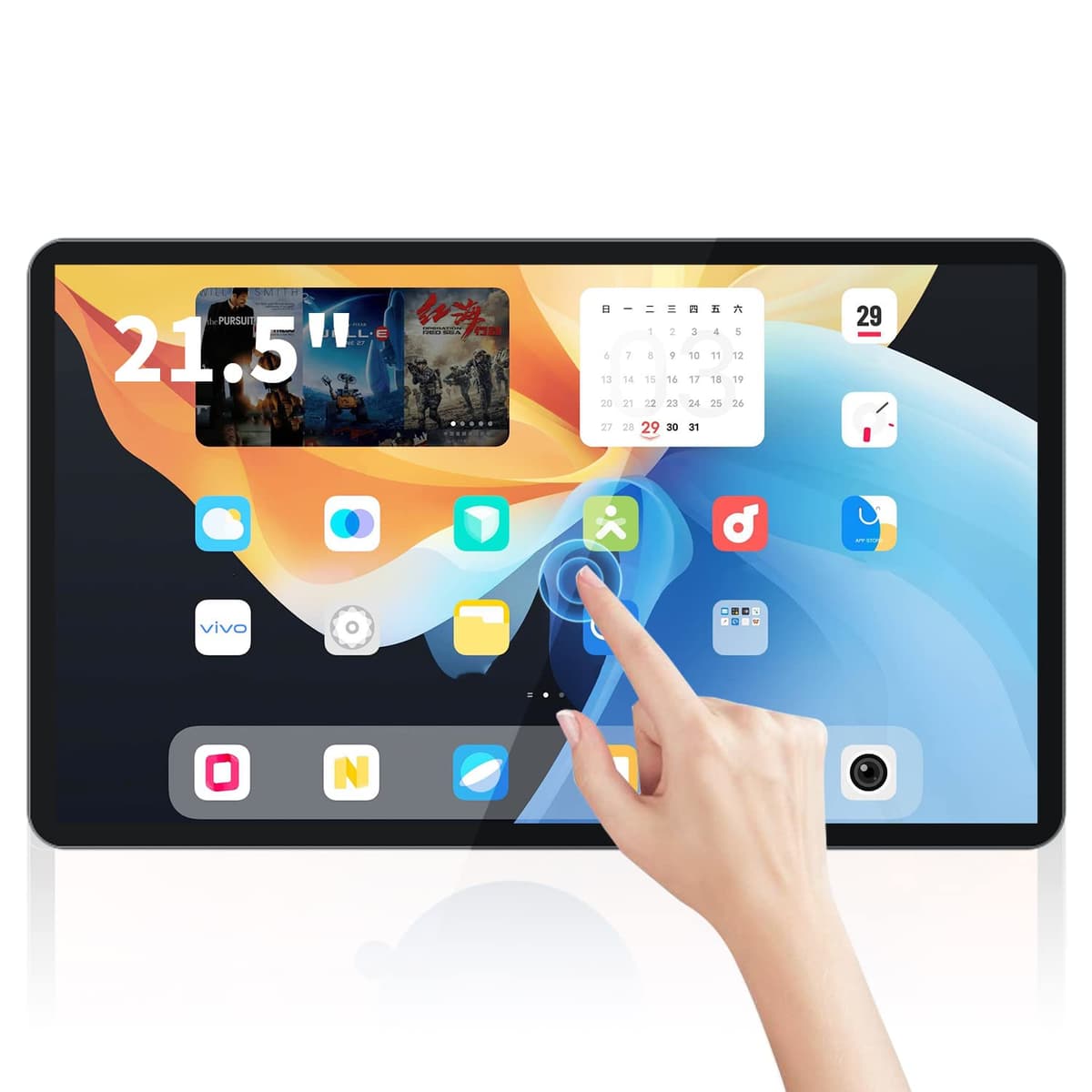 TouchWo Monitor/PC Industrial 21.5" Android 11 Touchscreen FHD RK3568 2GB/32GB HD215AA