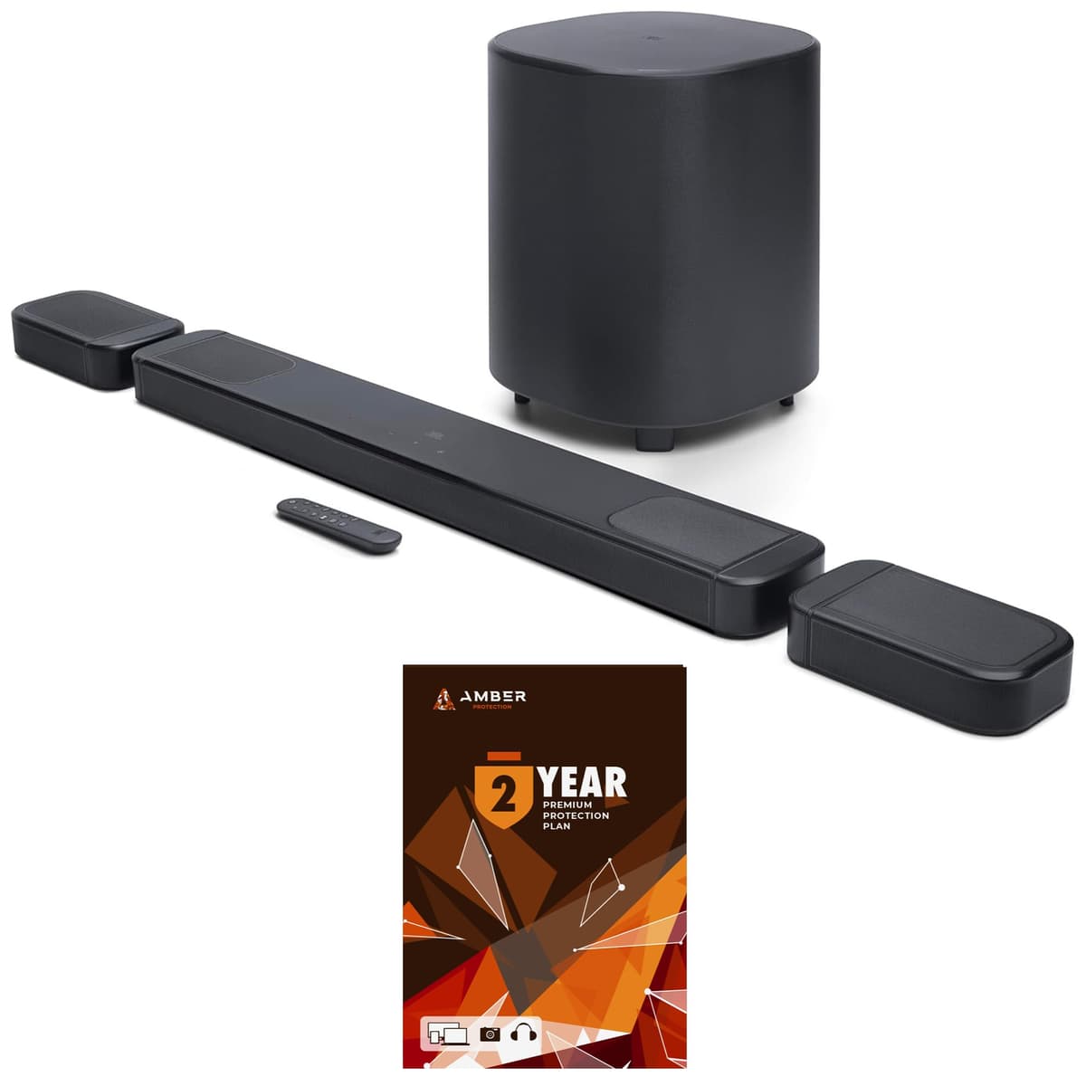 JBL BAR-1000-MK2 Surround Sound 4K Dolby Atmos y DTS Soundbar Bundle (2025) BNDL_BAR1000MK2-WRTY2