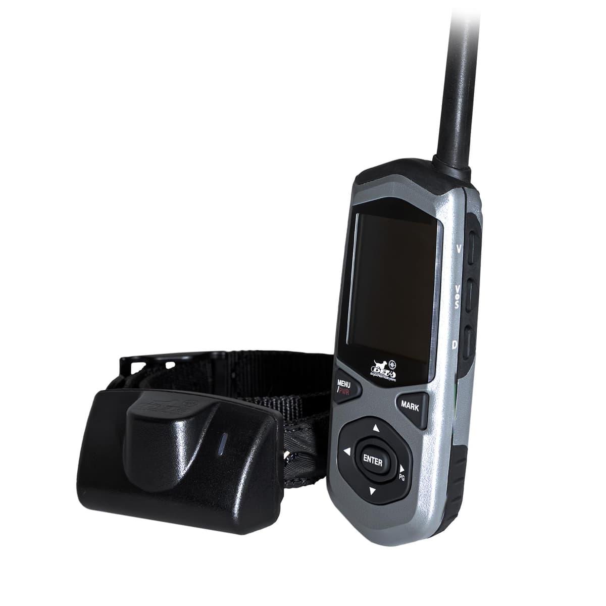 Sistema GPS y Entrenador Remoto DE Systems Dog Expedition Border Patrol TC1, Collar E-Collar de Entrenamiento Inalámbrico Recargable Programable, 50 Niveles de Estimulación, Radio de 800 Yardas