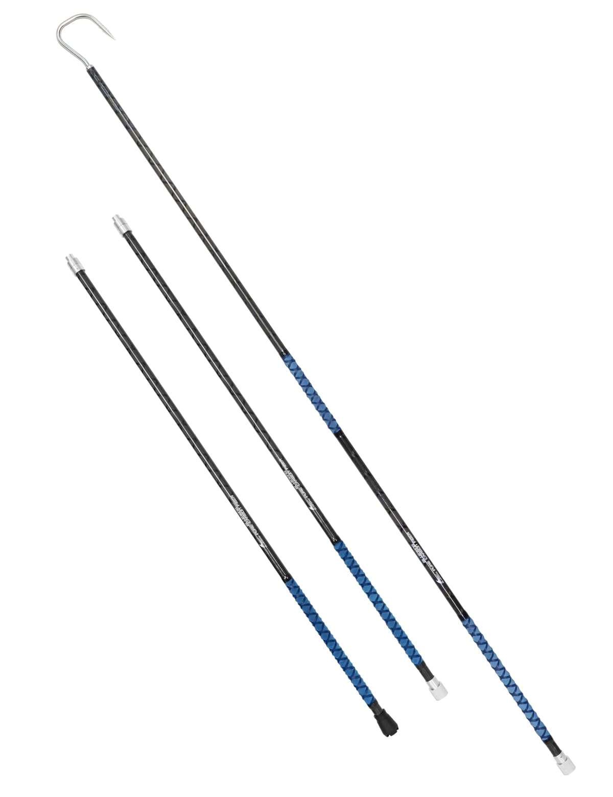 BLUEWING Gaff de Pesca Carbono 14ft con Gancho de Acero Inoxidable 4in