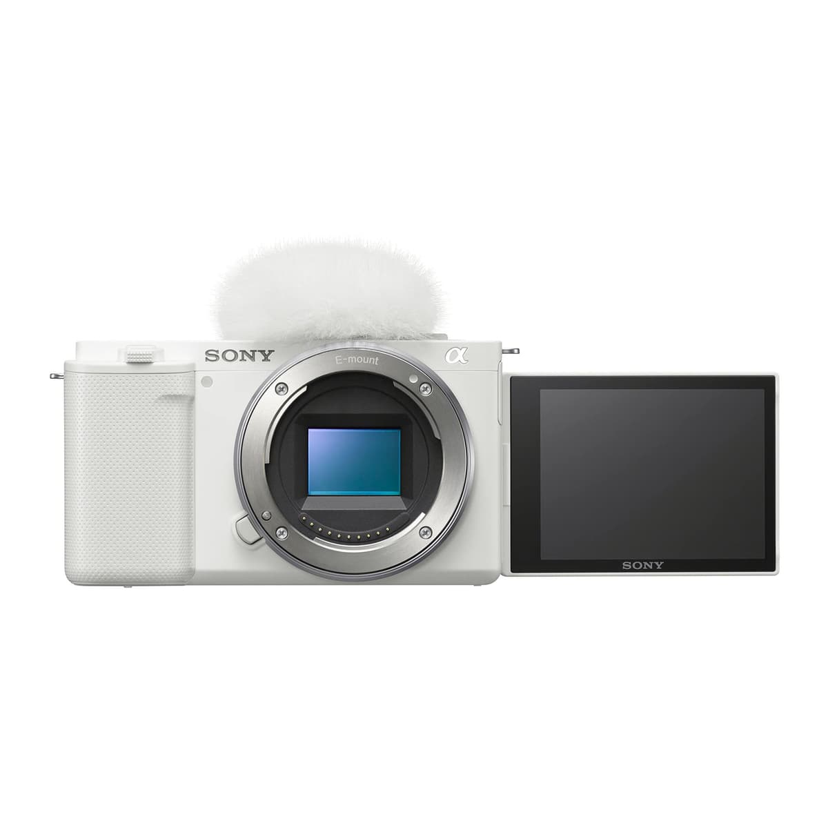 Sony - Alpha ZV-E10 Cámara sin Espejo para Vlogs - Solo Cuerpo - Blanco ILCZV-E10/W