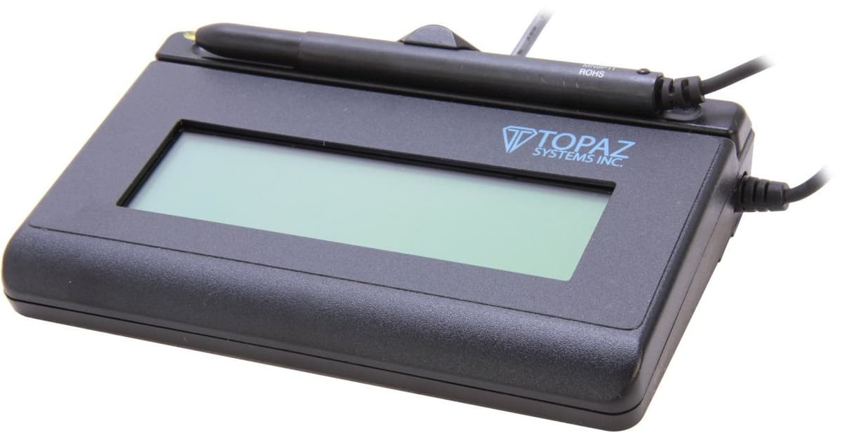 Topaz T-L462-HSB-R SIGNATUREGEM LCD 1X5 USB Lector de Firmas