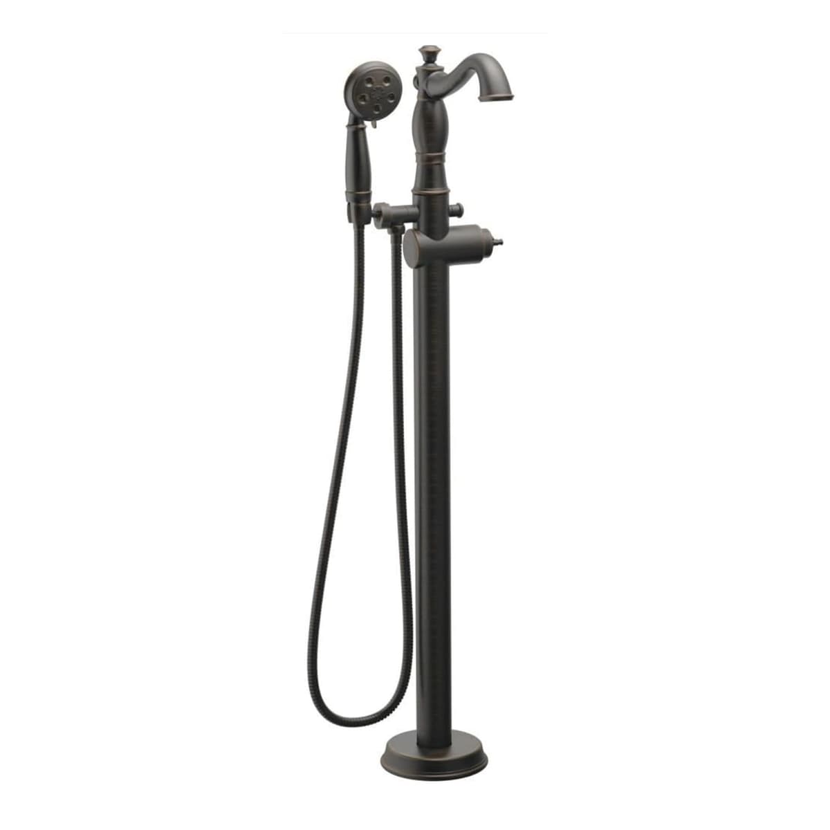 Delta Cassidy Grifería de Piso para Tina con Ducha de Mano Oil Rubbed Bronze T4797-RBFL-LHP