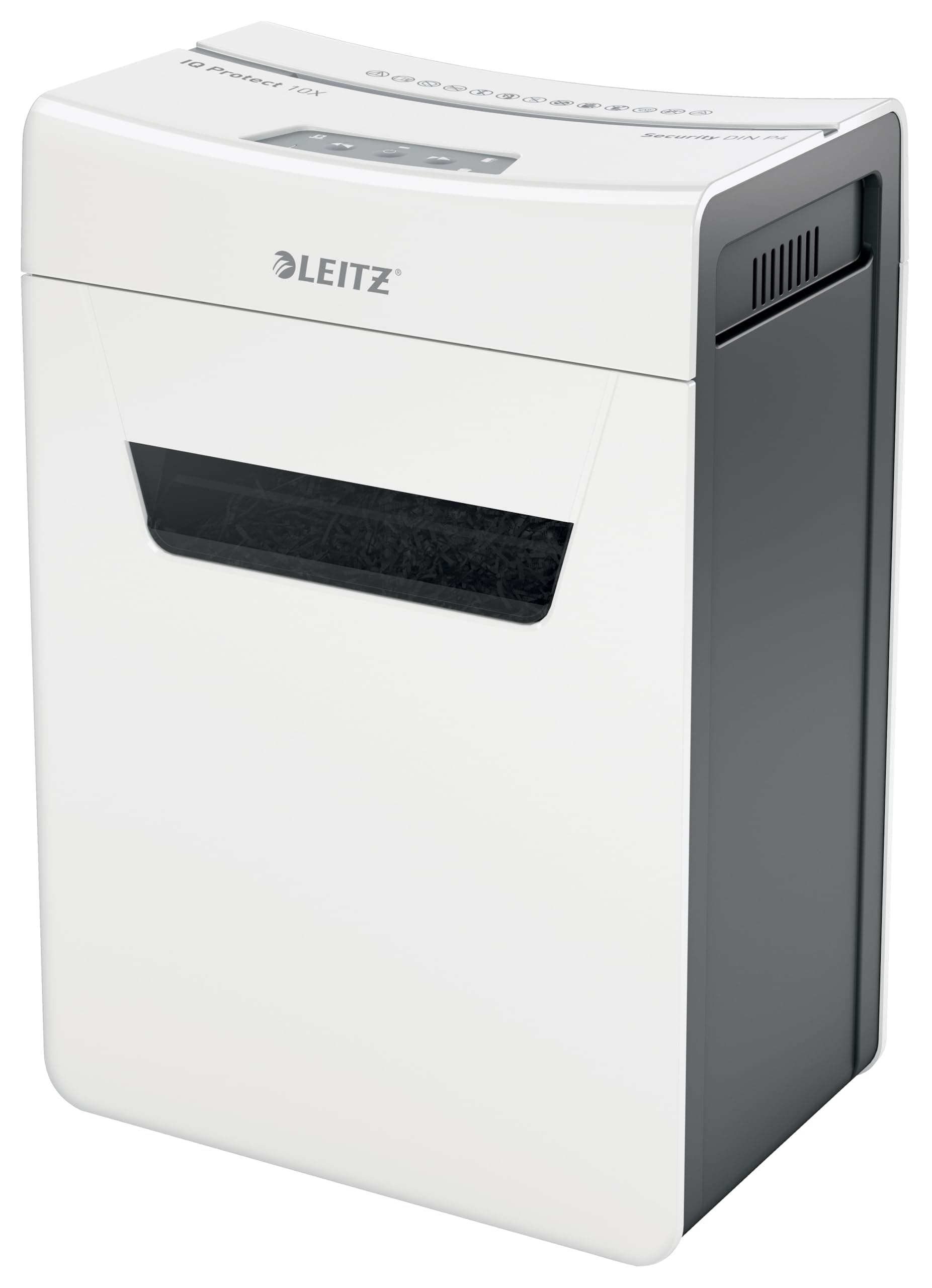 Shredder Leitz IQ Protect Premium 10X P4 Trituradora de Papel, 18 L, P-4 80920000