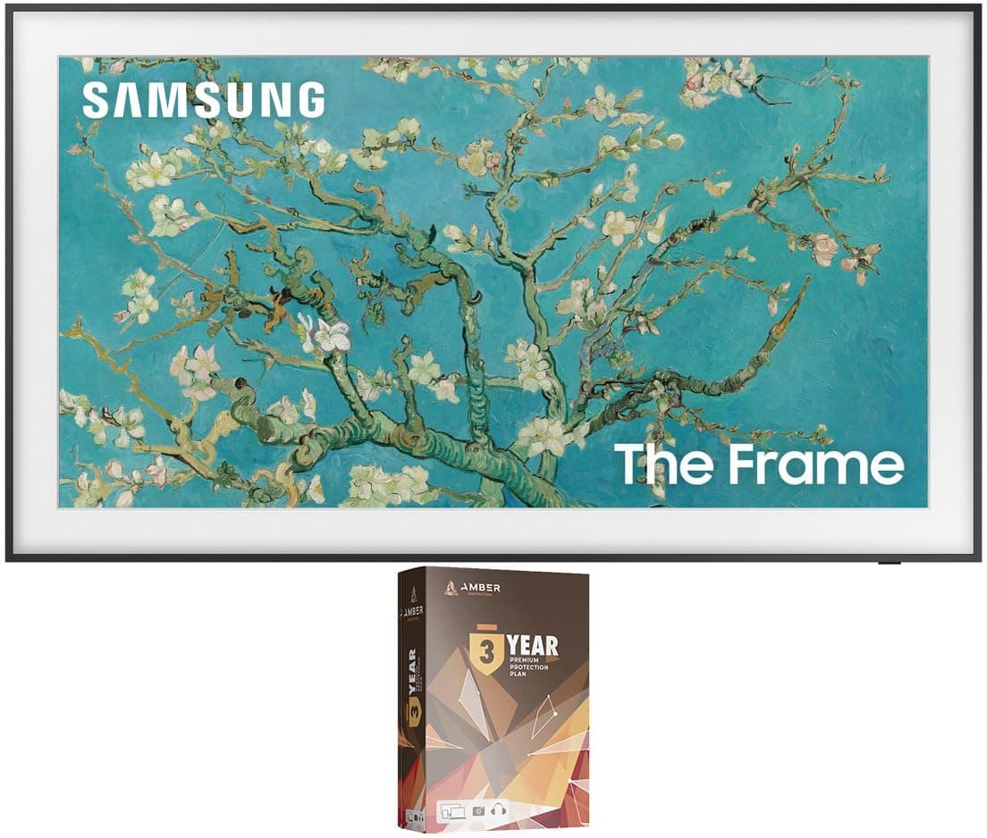 Samsung QN32LS03CBFXZA Televisor inteligente QLED The Frame de 32 pulgadas con Modo Arte y Plan de Protección Amber de 3 años (2023) BNDL_QN32LS03CB-WRTY3-AMBER-SC