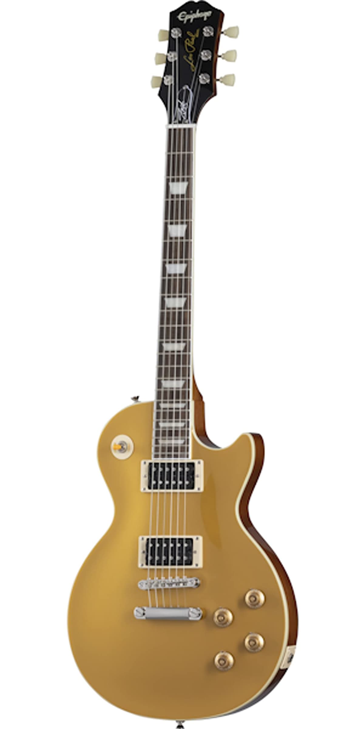 Epiphone Slash Les Paul Standard Metallic Gold con Estuche EILPSLASHMGNH3