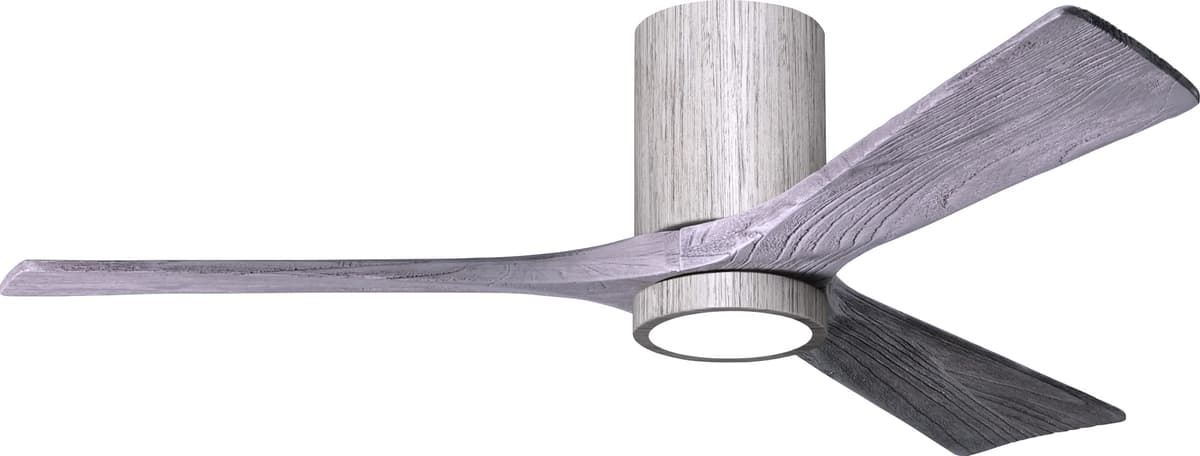 Matthews IR3HLK-BW-BW-52 Ventilador de techo Irene 52" con luz, control remoto y de pared, motor DC silencioso