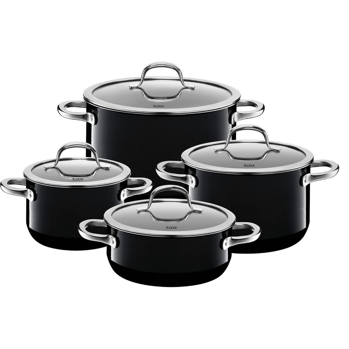 Silit Set de cocina Passion 4 piezas Black 2109297178