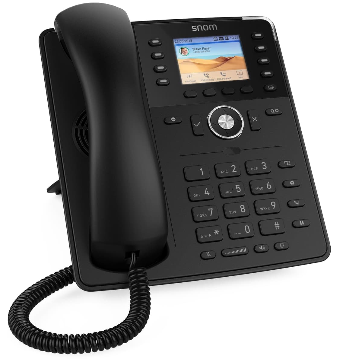 snom D735 Teléfono de Escritorio 2.7" TFT con PoE y USB 4389