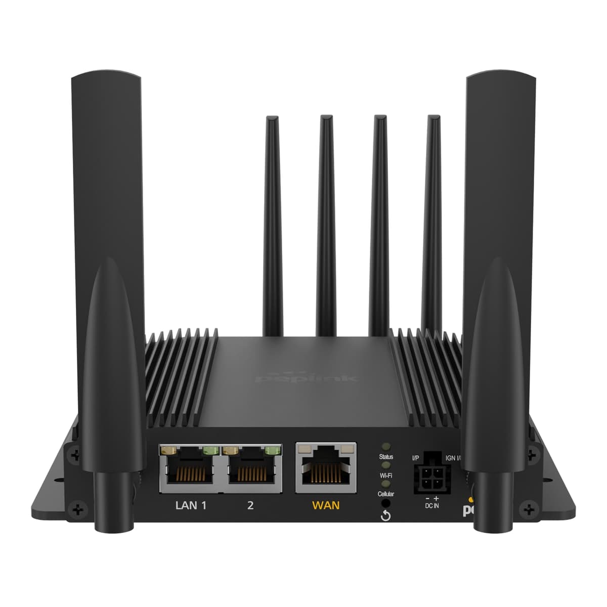 Peplink MAX BR1 Pro [CAT 20] | Módem LTE-A Pro con ranuras SIM redundantes | Wi-Fi 6 | Receptor GPS | Modo Drop-In, Balanceo de carga / Conmutación por error, Detección de ignición | MAX-BR1-PRO-GLTE-S-T-PRM