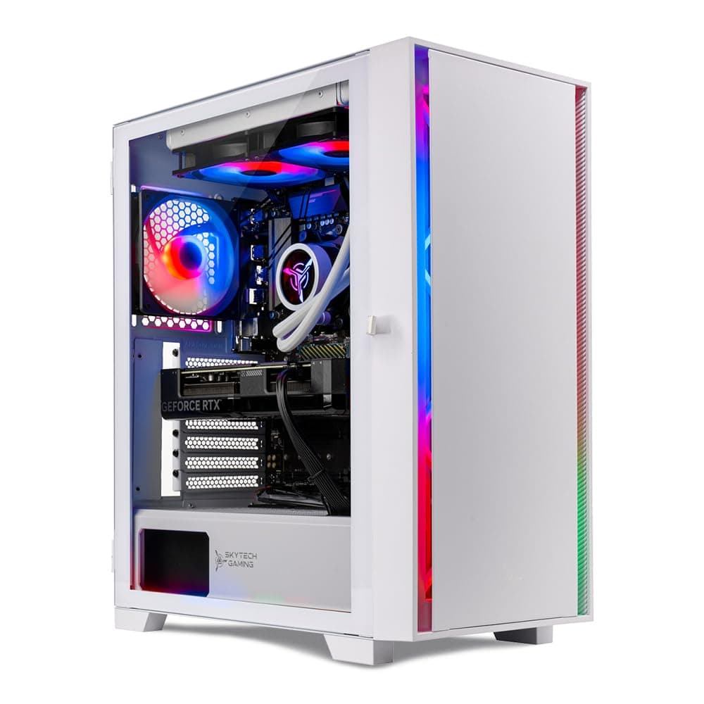 Skytech Gaming Shiva Gaming PC Intel i7 12700F, RTX 4060, 1TB NVMe, 16GB DDR4 3200, 600W Gold, Wi-Fi, Windows 11 Home, RGB ST-SHIVA2-0943-W-AM