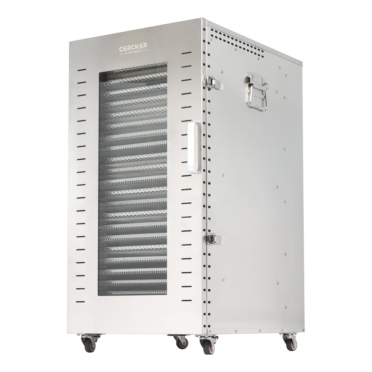 Cercker Deshidratador Comercial 22 Bandejas 2500W - Capacidad extra grande, 110V/220V dual DBC-22