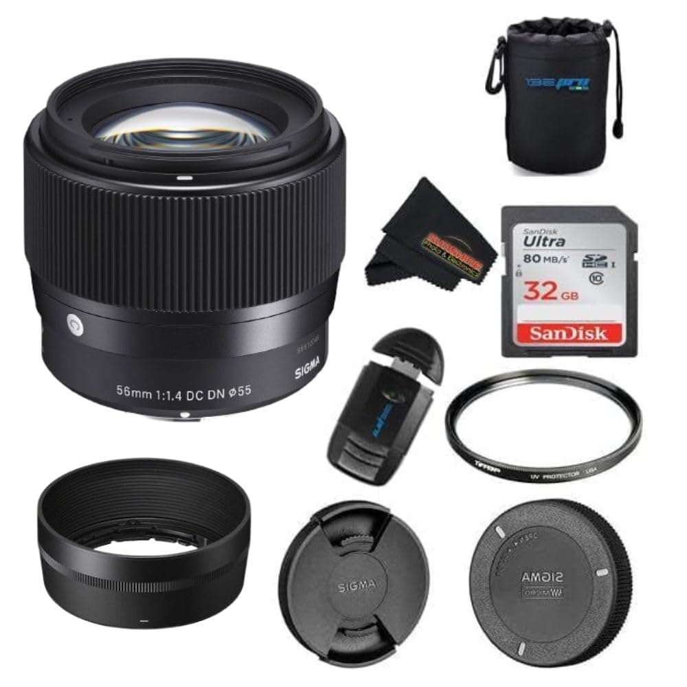 Sigma 56mm f1.4 DC DN para RF - Basic Bundle SIG-56MML