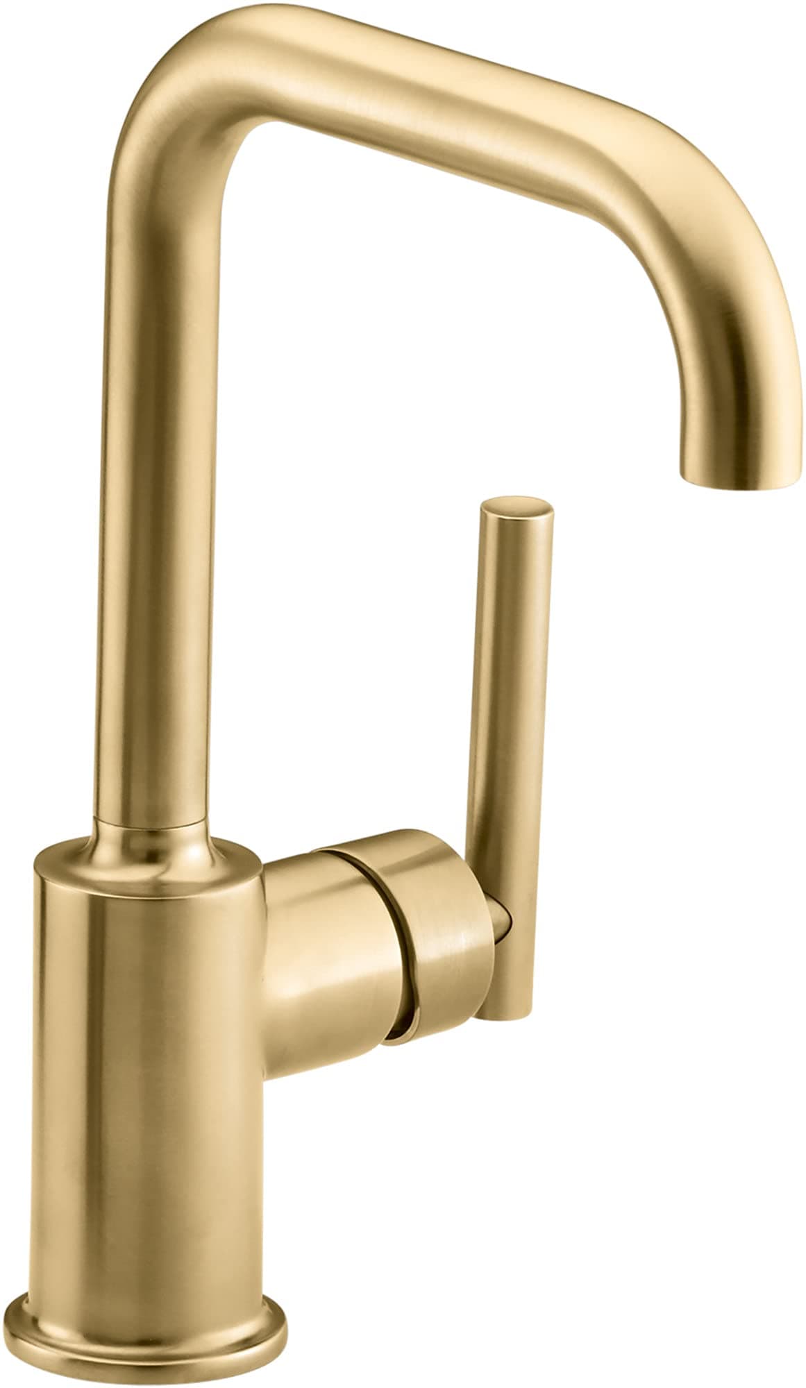 KOHLER Purist Grifo de barra de un orificio con pico de 6" 7509-2MB