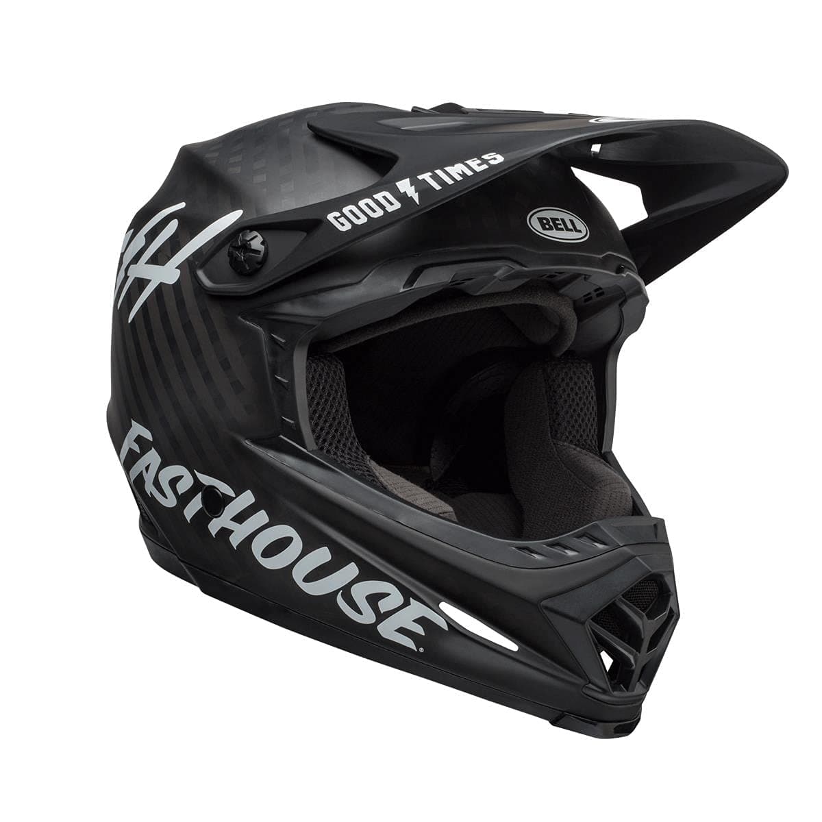 Bell Full-9 Casco integral MTB - Fasthouse Matte Black/White, XL/XXL (59-63 cm) BEHFULLB8X