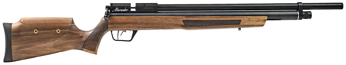 Benjamin Marauder BP2564W Carabina de aire PCP de caza de perdigones calibre .25, madera