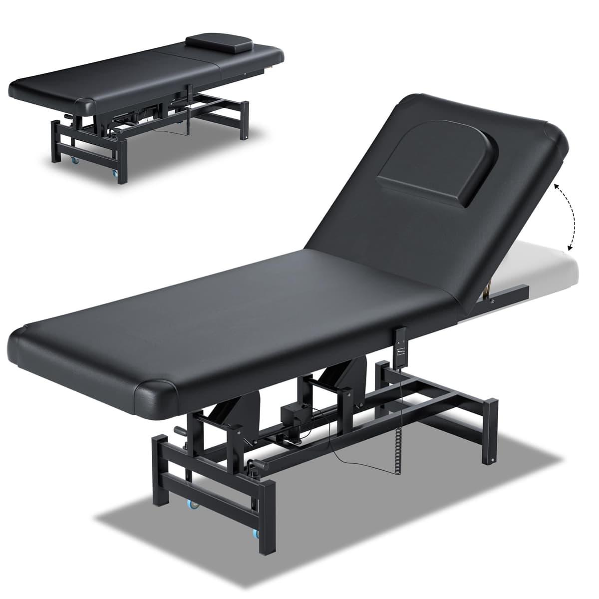 kaiwrxin Camilla eléctrica con elevación - Cama facial ajustable, capacidad 550 lbs BWS-LXN-AMC-0819-05